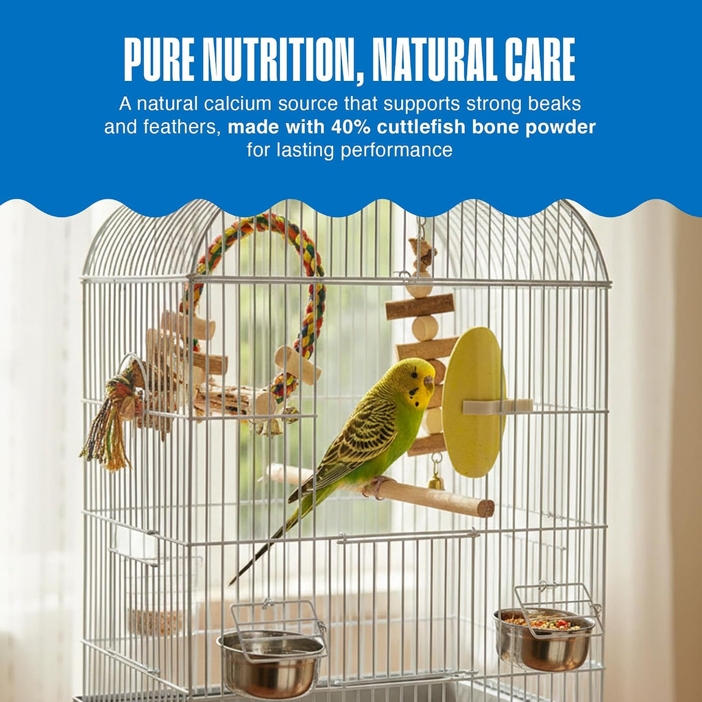Penn-Plax Bird-Life E2 Flavored Cuttlebone 2-pack layout with mango and banana variants