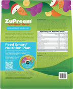 ZuPreem Smart Selects 2 pound bag back panel instructions