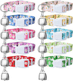 Complete product packaging view of the Guiqulai five pack adjustable anti-lost farm animal collars with loud bronze bells.