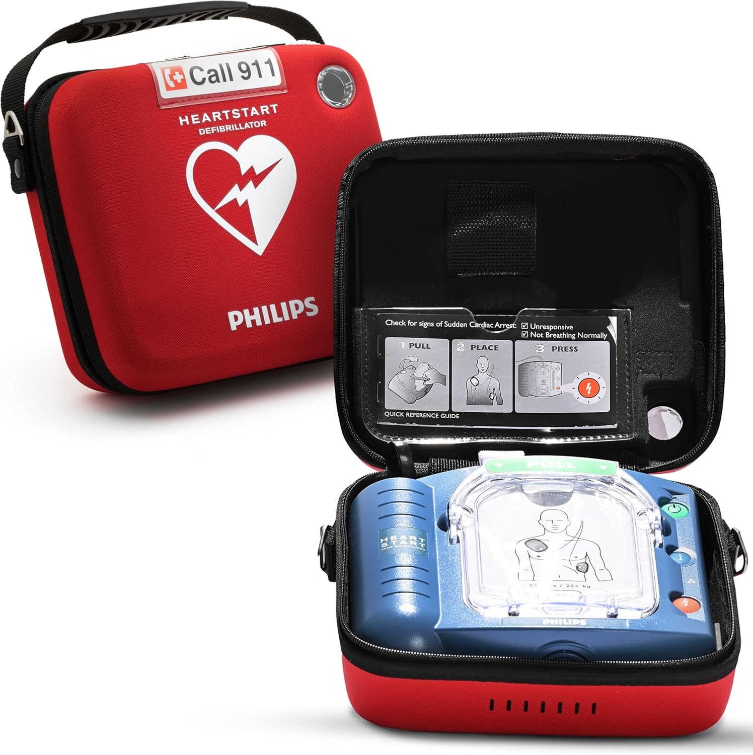 HeartStart Philips OnSite AED front view portable defibrillator
