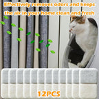 TeurWone carbon air filter refills for enclosed cat pans multi pack display