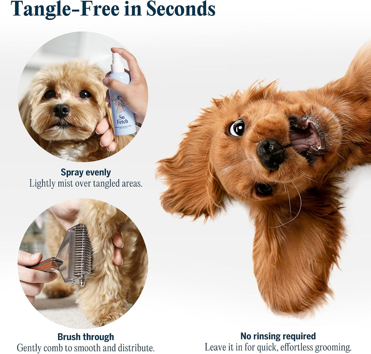FlyDog long haired dog and cat knot remover kit