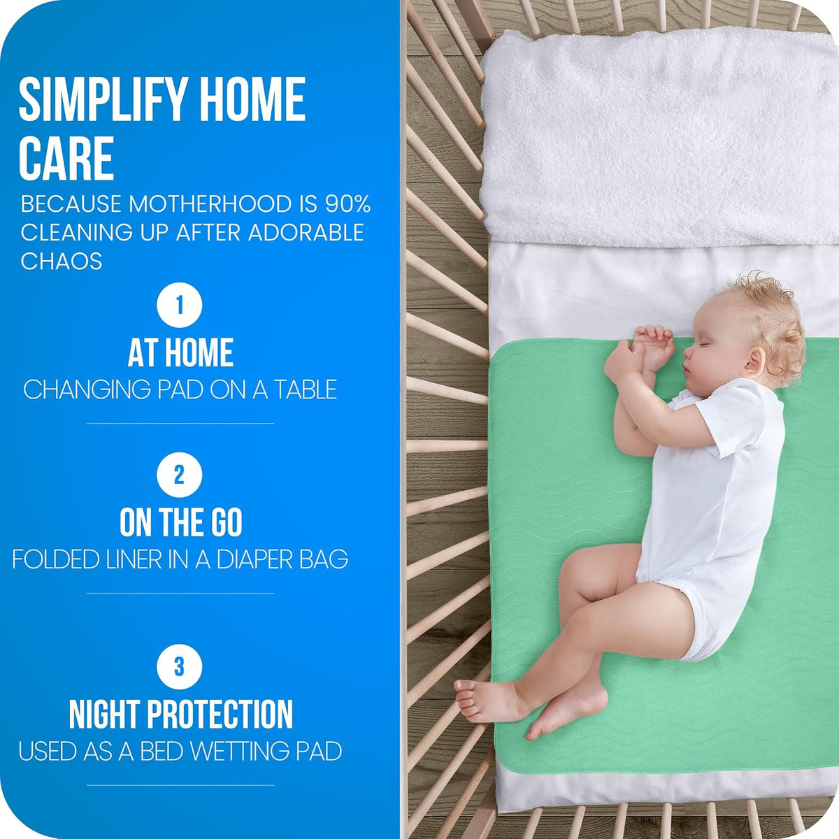 Utopia Bedding pee pads used as pet training mat on floor