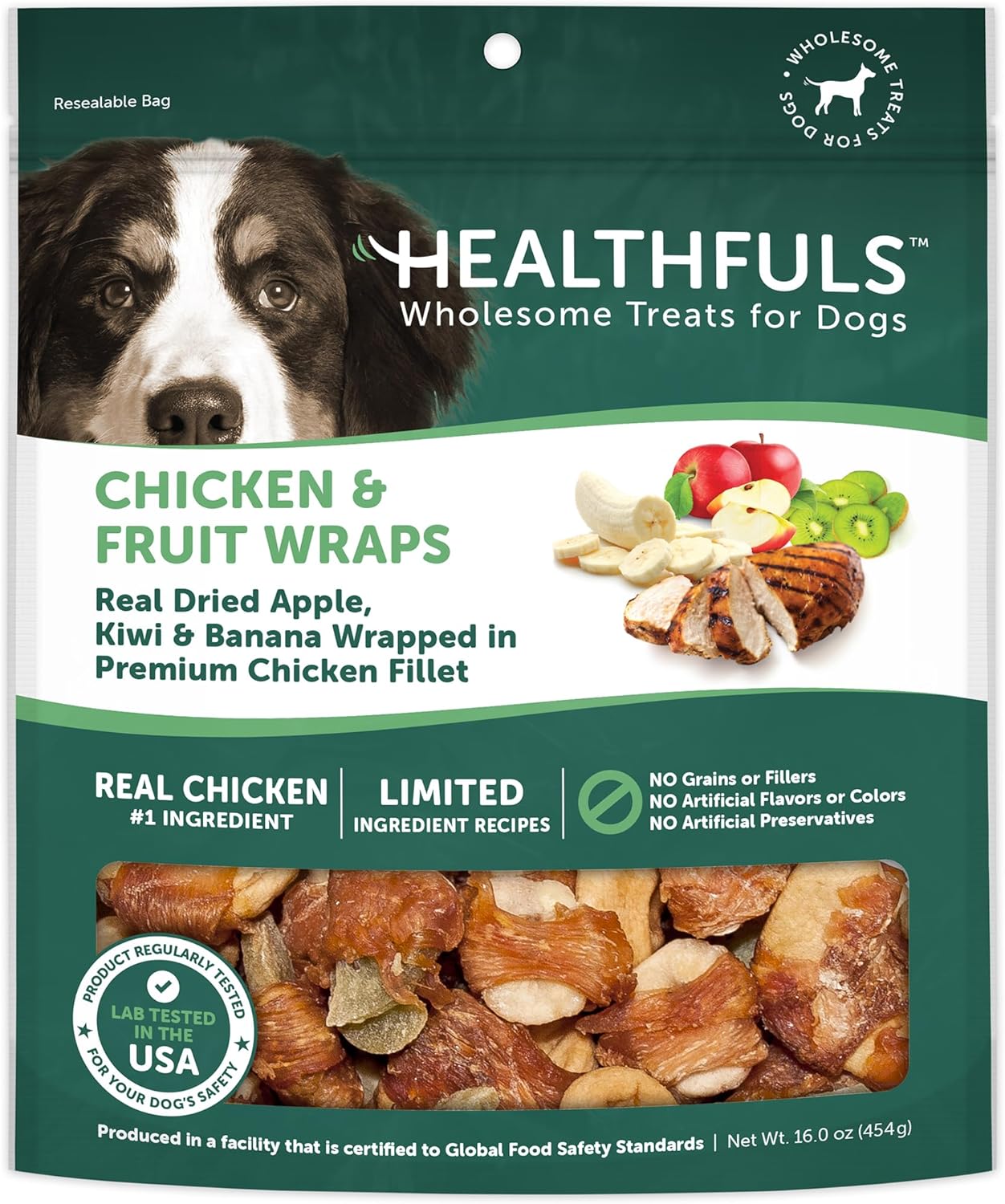 Healthfuls Chicken Wrapped Sweet Potato Dog Treats, 16oz - Image 11