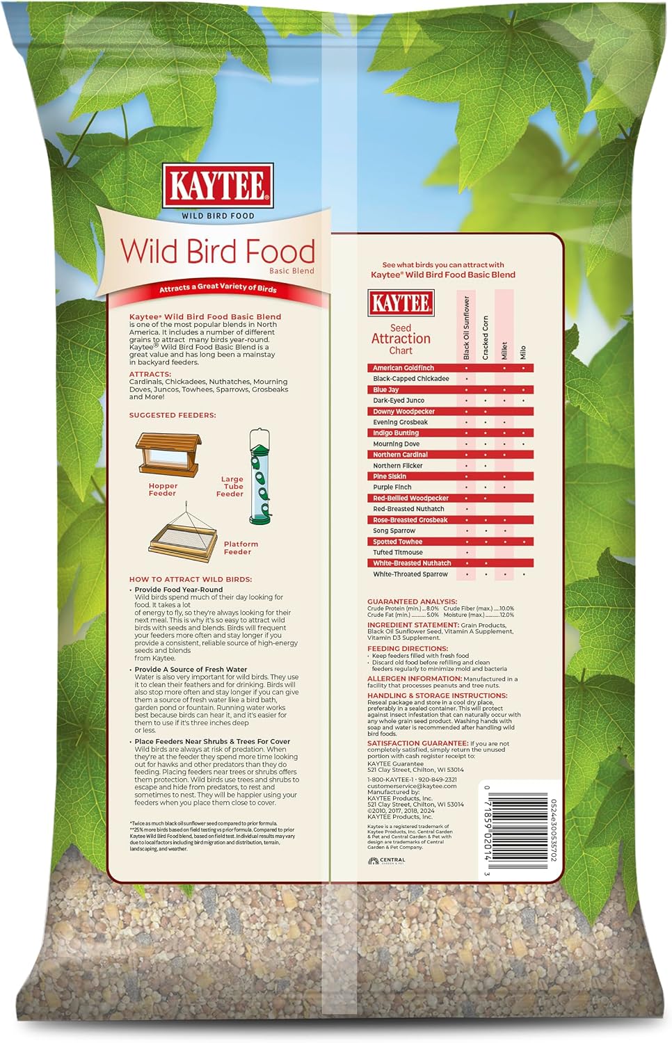 Kaytee Wild Bird Food Basic Seed Blend, 5 lb - Image 13
