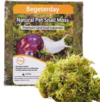 Begeterday Natural Moss for pet snails front view packaging