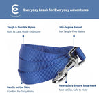 Blueberry Pet essentials classic blue dog belt chain for walking