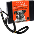 Canny Collar dog training headcollar black color front view