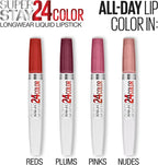 Maybelline Super Stay 24, 2-Step Liquid Lipstick Makeup, Long Lasting Highly Pigmented Color with Moisturizing Balm, Perpetual Plum, Purple, 1 Count - Image 10