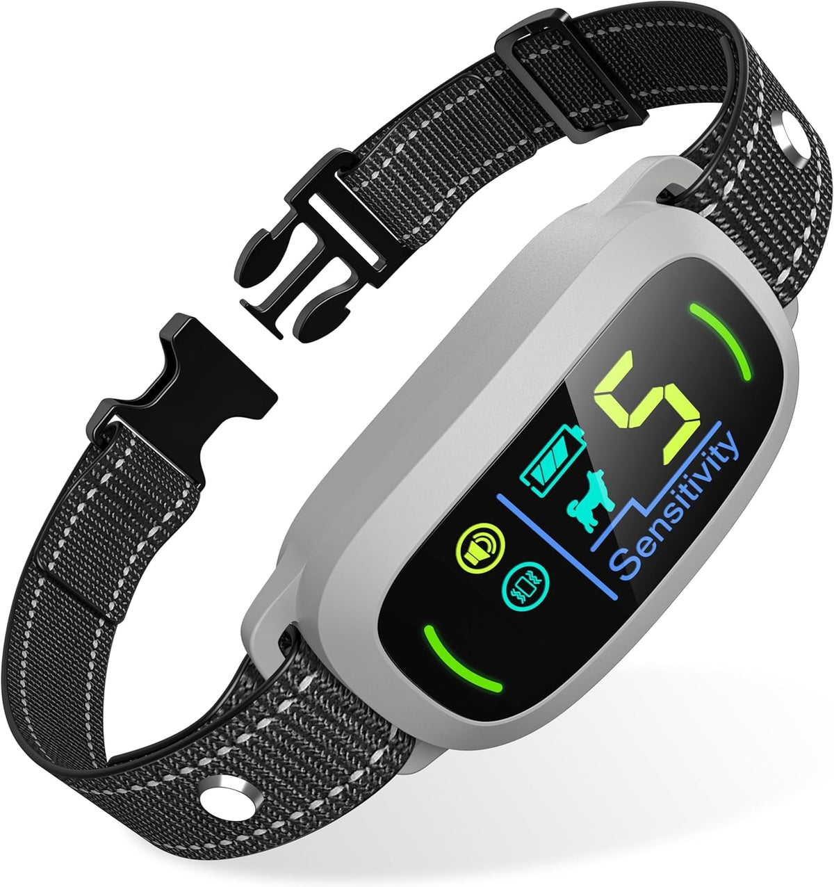 FAFAFROG Dog Bark Collar, Rechargeable Smart Collar, Anti Barking Training Collar with 5 Adjustable Sensitivity Beep Vibration, Bark Collar for Large Medium Small Dogs (Black) - Image 14