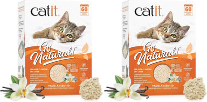Catit Go Natural Pea Husk Clumping Cat Litter 12.3 lb, Natural - Image 9