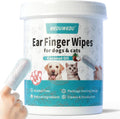 Meduwedu Ear Cleaner Finger Wipes 60 counts front packaging view