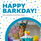 Plush cake base with three removable squeaky candle toys