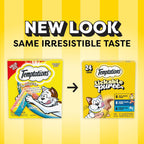 Temptations Creamy Puree Cat Treats, Chicken, Salmon & Tuna, 24 Count - Image 2