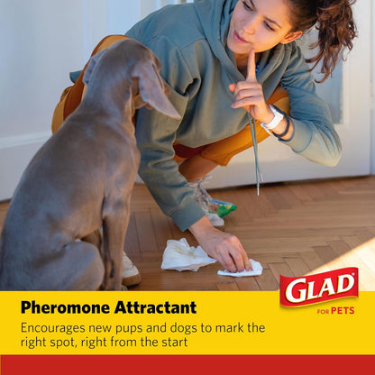 Glad for Pets micro defensive technology pet training sheets close up