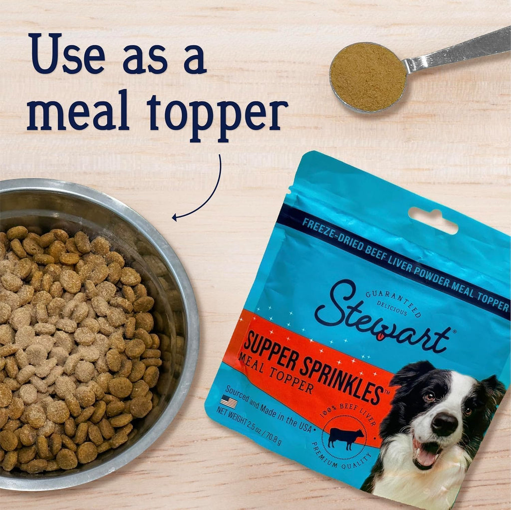 Stewart brand raw protein dog food mixer pouch details