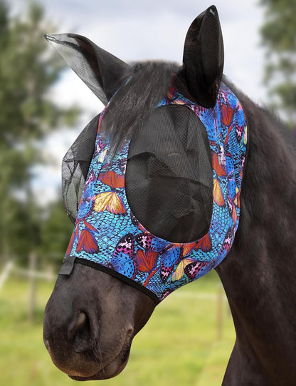 Harrison Howard fly mask showcasing ear protection design