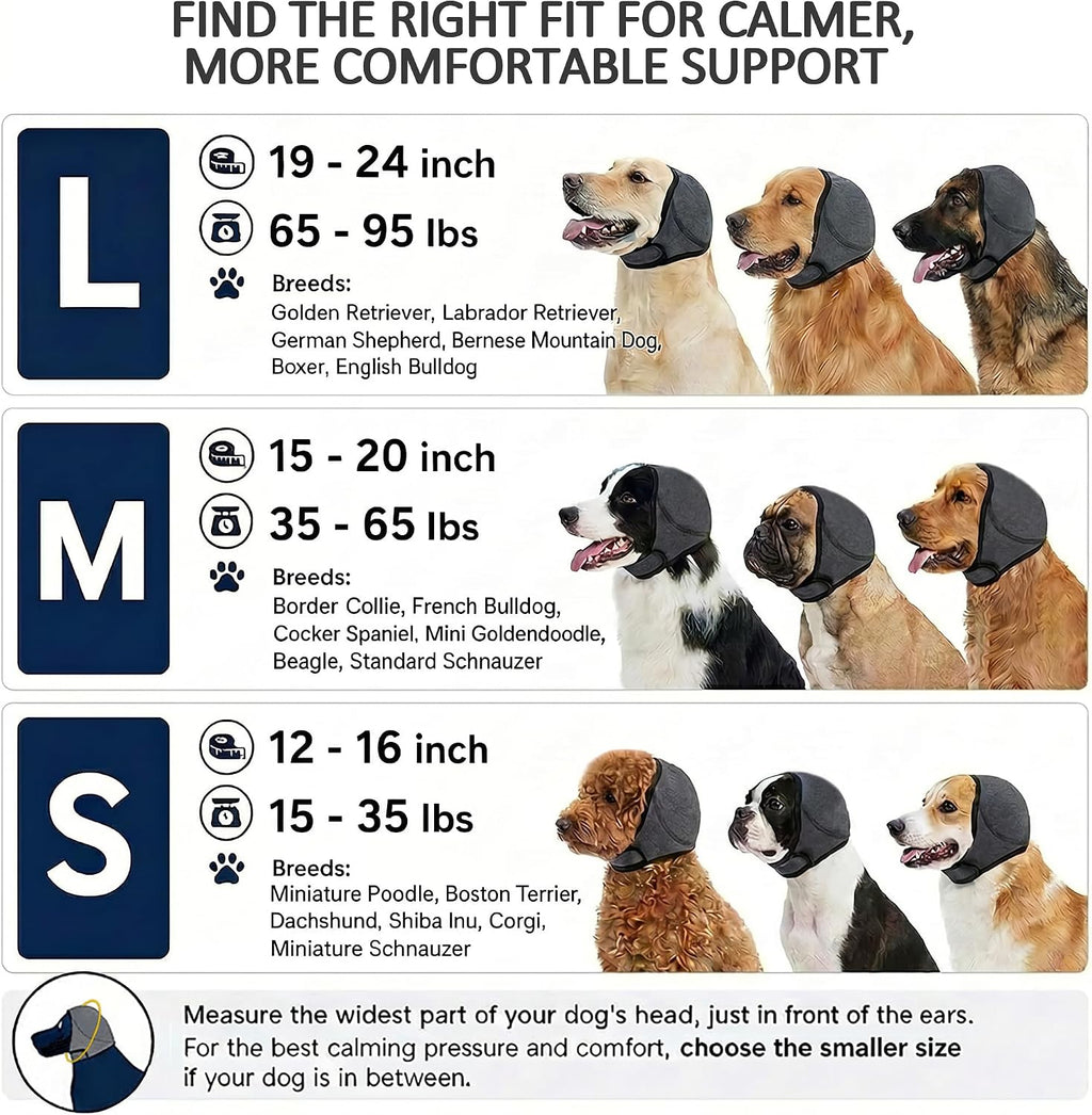 Mctoury dog ear muffs side profile for medium breeds