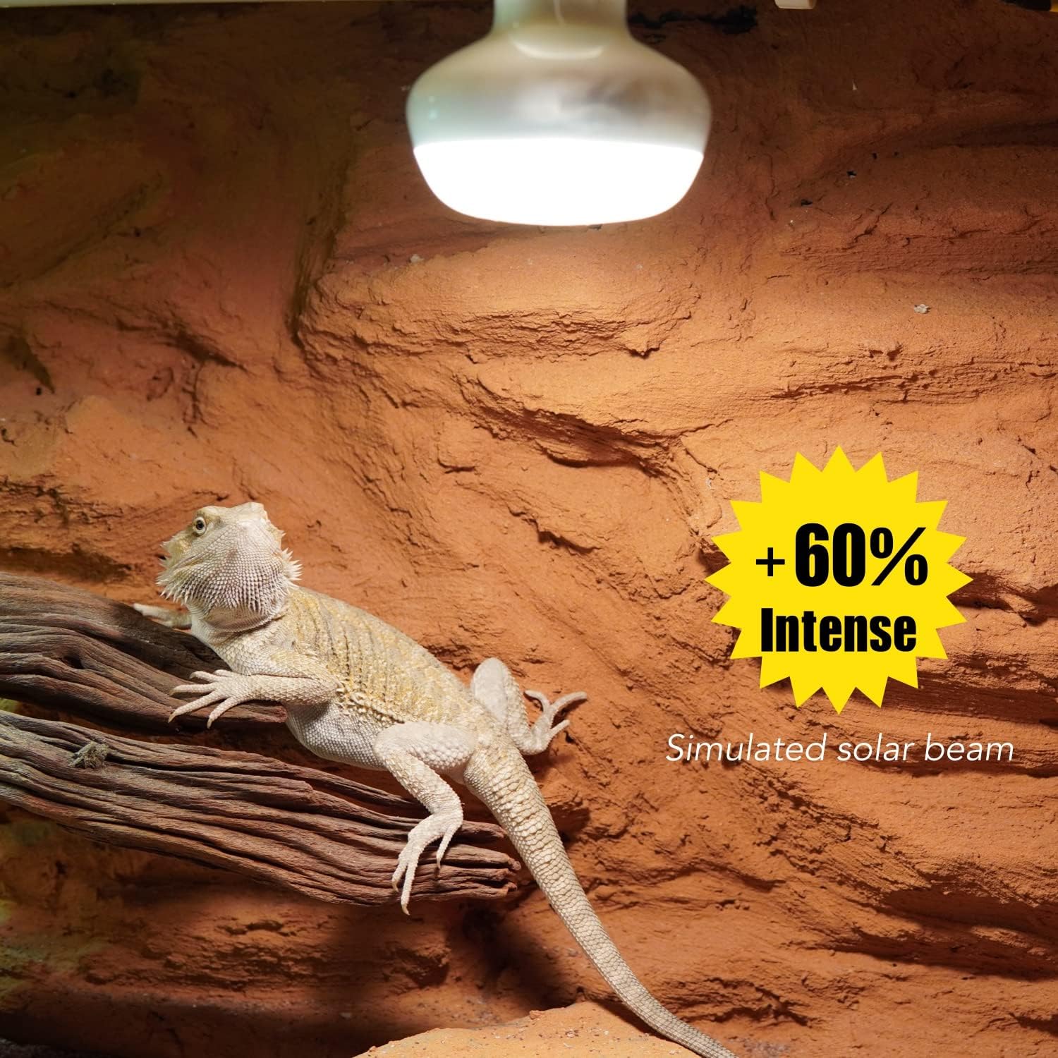 Reptiking reptile heat bulb pack of two side view