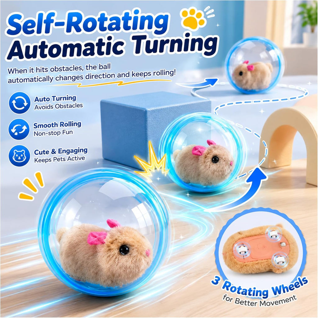 Sidmund automatic moving cat ball rolling on floor