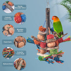 Hanging Bissap cage accessory for parakeets and conures