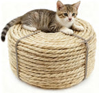 164Ft Sisal Rope for Cat Tree & Scratching Post Replacement, Scratcher Rope to Refresh Cat Furniture, Durable Cat Scratching Rope - Image 11