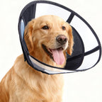MoonyMars deep pet collar packaging with multiple size comparison chart illustration.