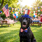 Vehomy Independence Day pet clothing accessories size dimensions chart view
