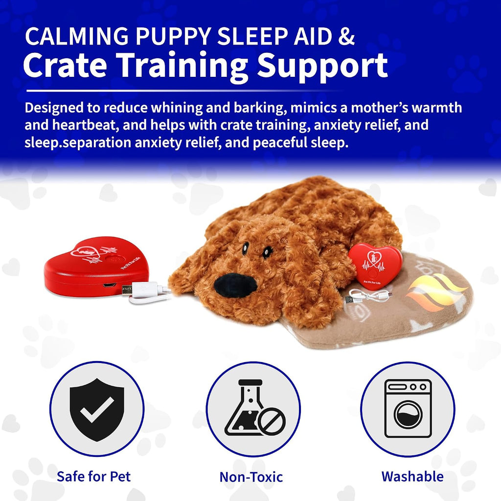 Pet Fit For Life toy inside a dog crate for training