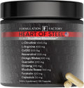 Formulation Factory Heart of Steel 120 capsules front bottle view nitric oxide booster