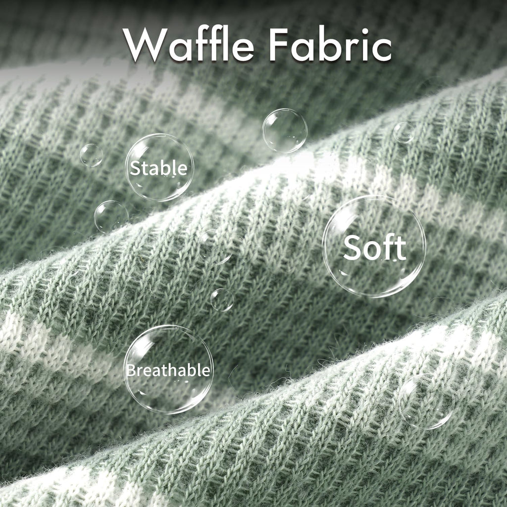 Three different colored waffle knit pet vests
