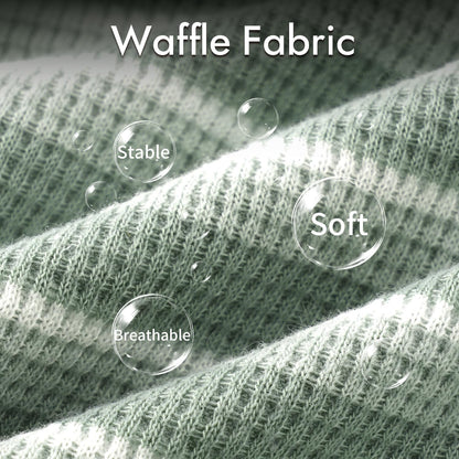 Three different colored waffle knit pet vests
