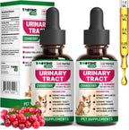 Tobydic 60ml pet urinary tract support supplement liquid bottle close up view.