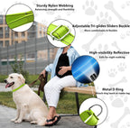 Seyezo no buckle slip collar highlighting the heavy duty nylon webbing material details