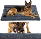 Chew Proof Dog Mat - Indestructible Durable Kennel Mat for Aggressive Chewers, Machine Washable, Chew Proof Dog Crate Pad with Reinforced Corners, Indoor Use for Medium Dogs, Grey, 35"x22" - Image 9