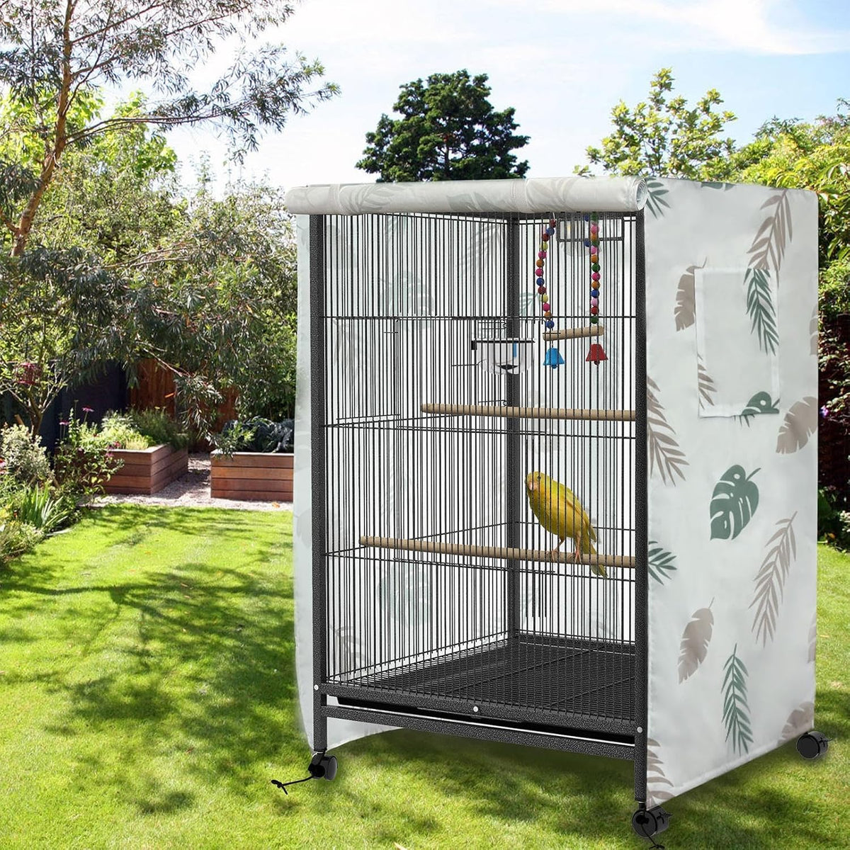 Parrot protector cover showing side storage pocket detail