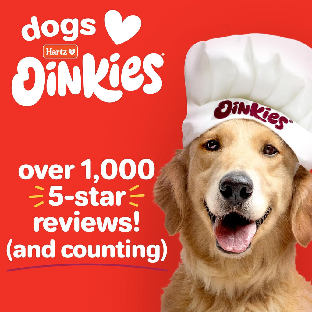 Hartz Oinkies dog chews display for USA imported pet supplies