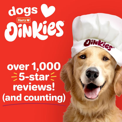 Hartz Oinkies dog chews display for USA imported pet supplies