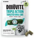 Dinovite Dental Chews for Dogs, Triple Action Dental Dog Treats for Small Breeds, Clinically Proven to Prevent Plaque & Tartar While Freshening Breath, Fresh Mint Flavor, Made in USA, 30 Count - Image 14