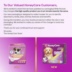 Honey Care small size female dog diapers showcasing the adjustable fur safe fasteners.