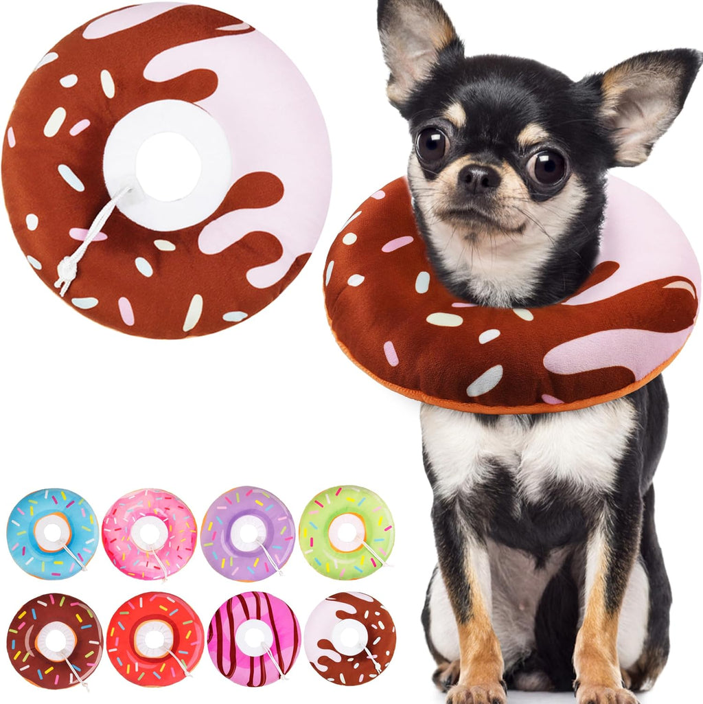Cat Cone Collar Soft, Adjustable Cat Recovery Collars Spay Cones to Stop Licking, Cute Kittens Donut E Collar After Surgery, Anti-Lick Wound Healing Elizabetan Collars for Kittens (Pink, Small) - Image 12