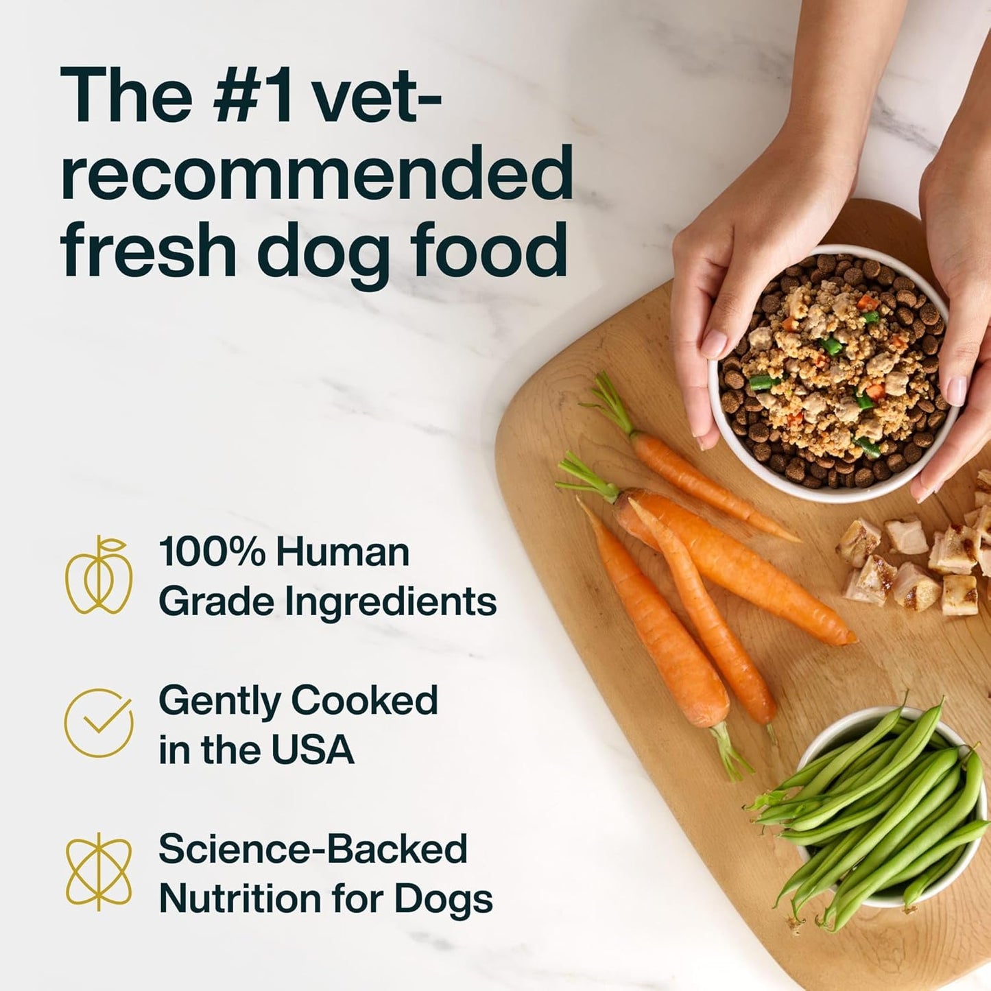 Shelf stable fresh pet food toppers box of eight pouches