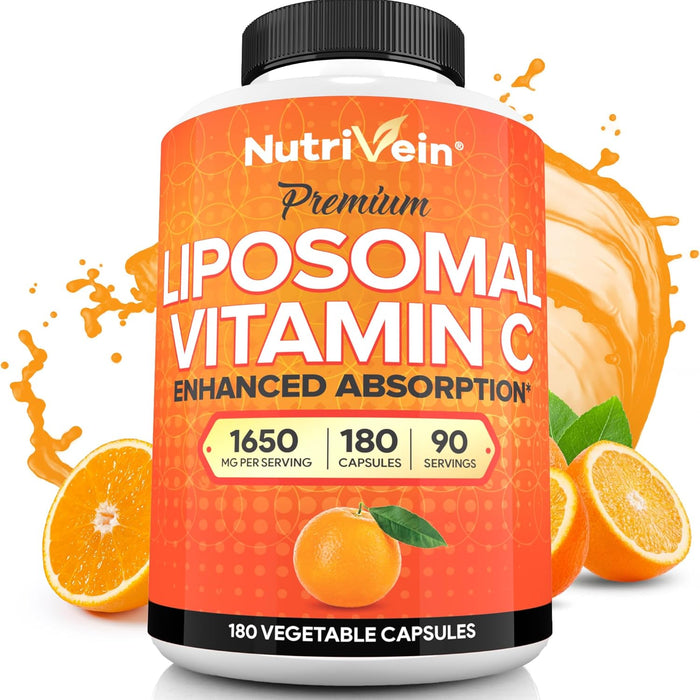 Nutrivein liposomal vitamin c front view bottle