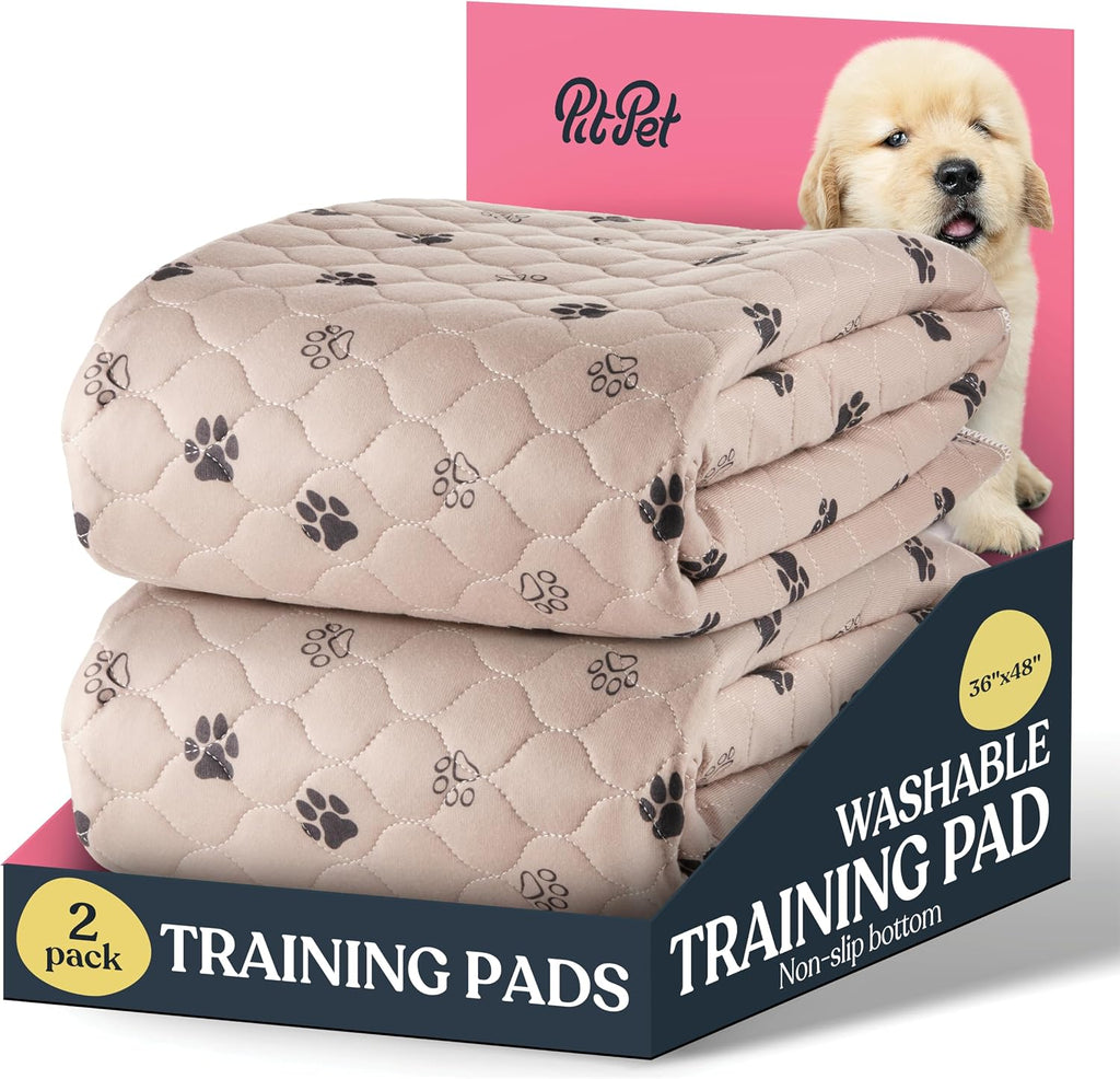 Super Absorbent Washable Pee Pads for Dogs - 2-Pack Superior Reusable Puppy Pads Pet Training Pads -100% Waterproof Dog Pee Pad Protects Against Urine Leakage Non-Slip Grip Prevents Slipping& Bunching - Image 13