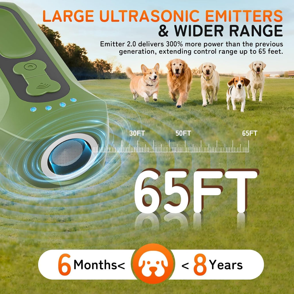 Firlonale dog training tool showing LED flashlight feature
