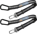 Kurgo Direct to Seatbelt Tether - Easy-Use Dog Car Harness Clip - Adjustable Ride Strap - Universal Fit for Most Vehicles - All Steel Hardware - Backseat Restraint - Orange - Image 10