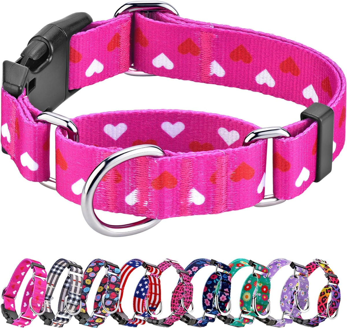 Martingale Collar for Dogs, Adjustable Soft Nylon Dog Collars with Special Design Cute Patterns for Small Medium Large Dog - Image 10