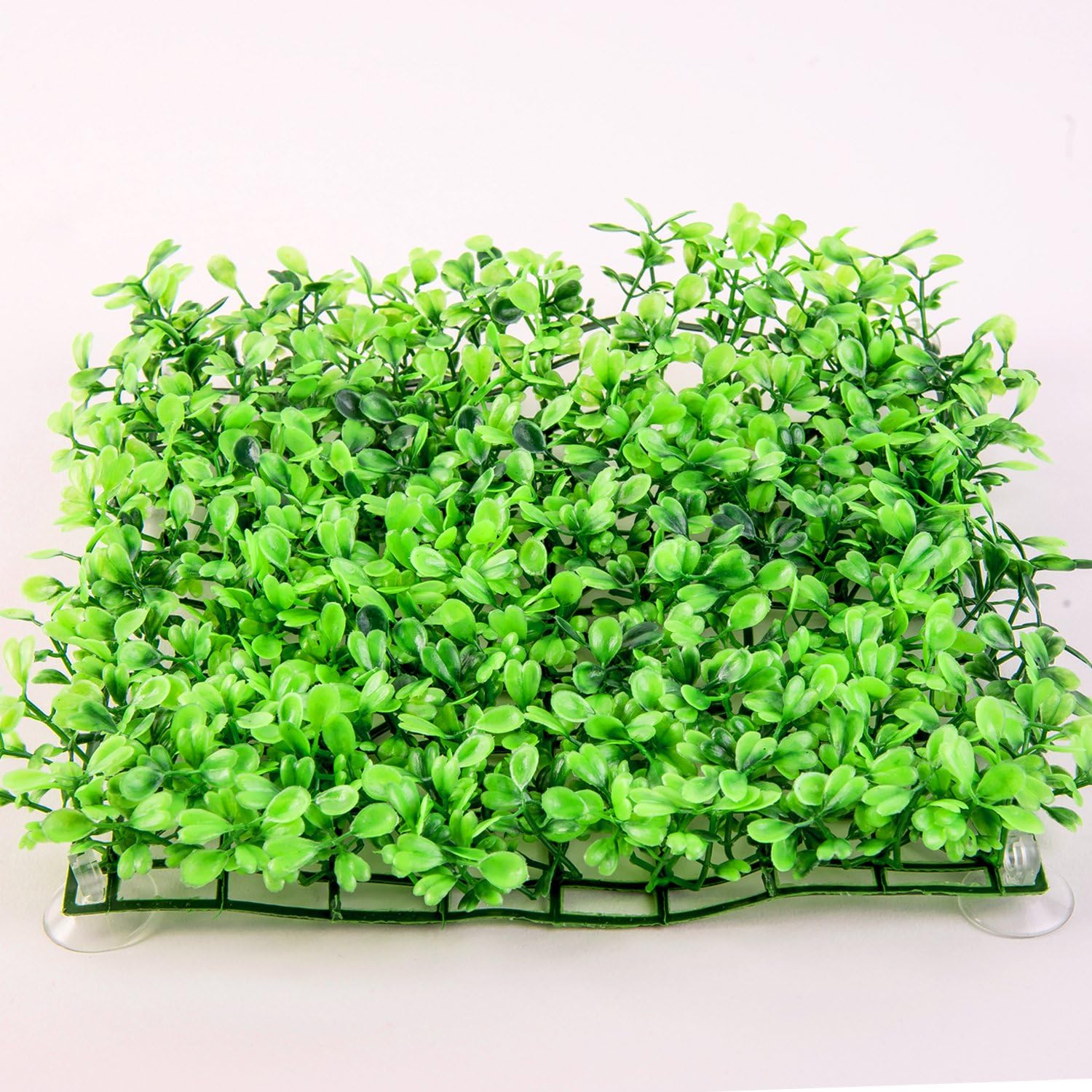 SLSON aquarium decorations grass front view of artificial plastic lawn tile in a fish tank