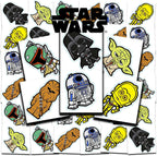 Bioworld Star Wars temporary tattoos party favors bundle front view