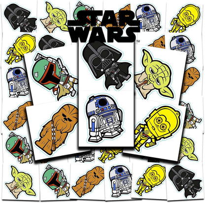 Bioworld Star Wars temporary tattoos party favors bundle front view